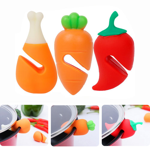 Silicone Pot Lid Anti-spill Rack Heat-resistant-Overflo跨境