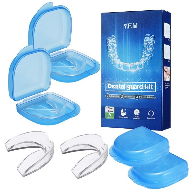Mouth Guard EVA Teeth Protector Night Guard Mouth Trays跨境 - 实物图