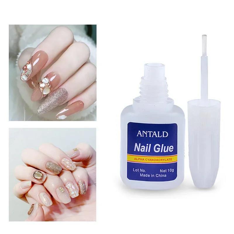 10ml Nail Glue For Fake Nails Rhinestones Gel For Manicure跨