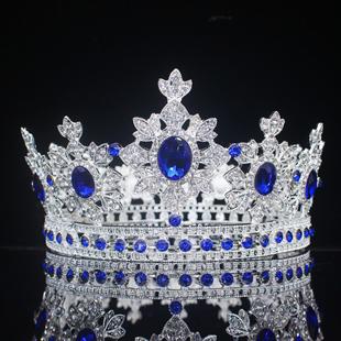 Tiaras and Crowns Crystal Diadem King Bridal Women跨境 Queen