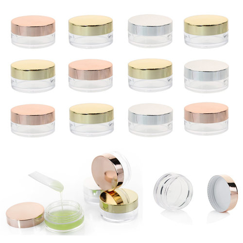 30pcs/sets 10g Empty Jars Plastic Cosmetic Container跨境