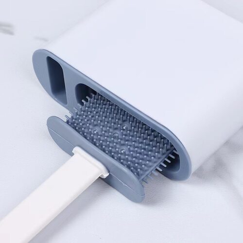 Boutique Double Brush Dual Purpose Clip Toilet Brush Long Ha