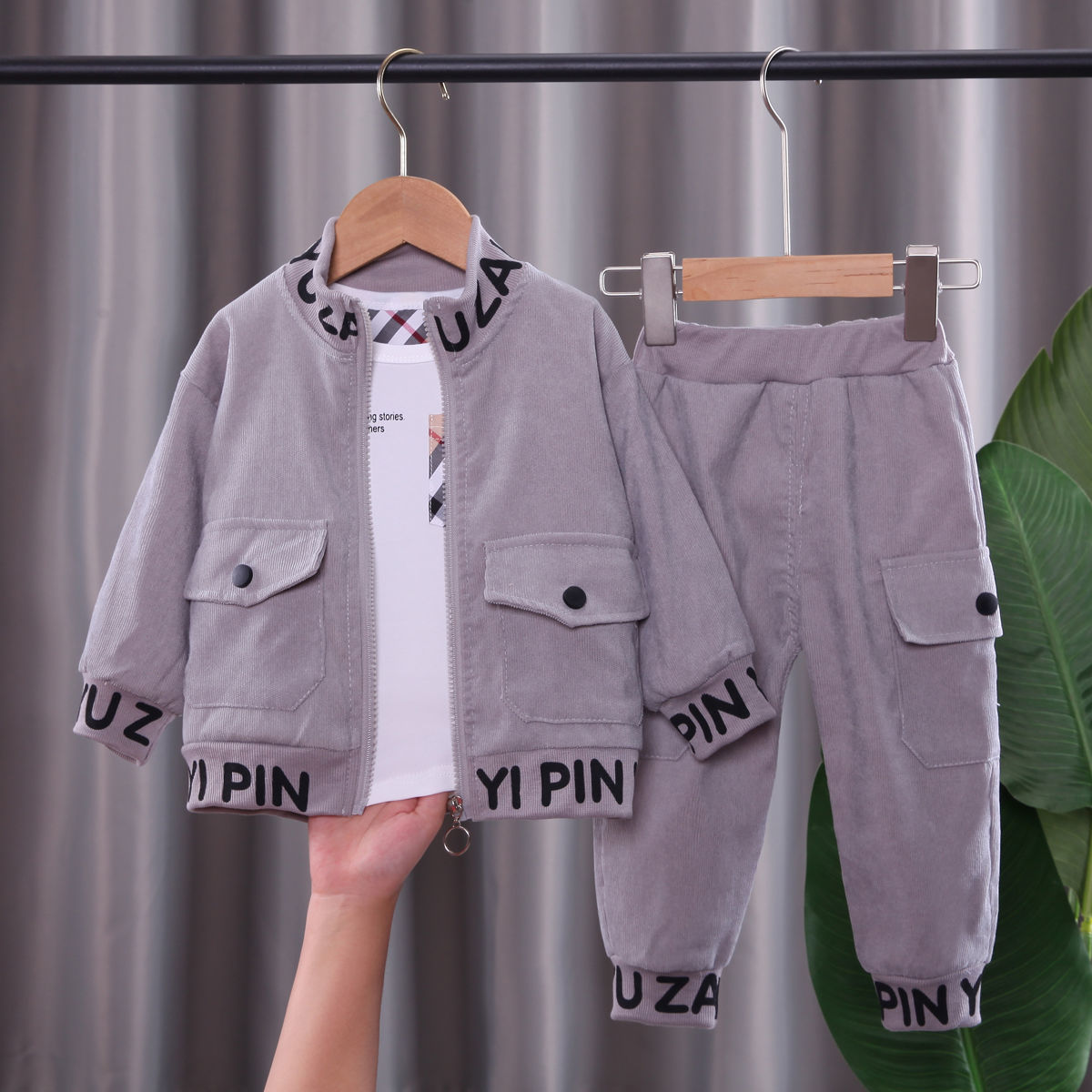 男女童春秋装套装clothes for boys and girls children clothes