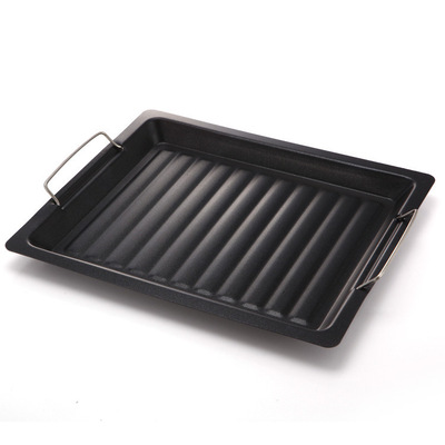 Barbecue non-stick frying pan grill pan iron plate barbecue