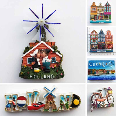 Netherlands Curacao Fridge Magnets Tourist Souvenirs Holland