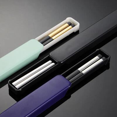 Chopsticks Box ABS Material Cutlery Box Portable Chopsticks