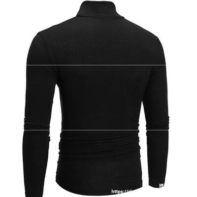 men s clothing slim men Turtle Neck T-shirt sweater