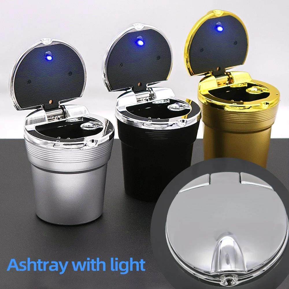 Car LED Ashtray Garbage Storage Cup Container Cigar Ash Tray