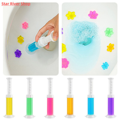 1PC Toilet Cleaner Gel Deodorant Air Freshener Aromatic Flow