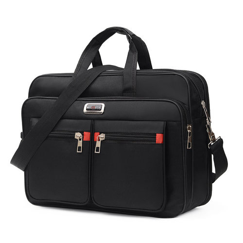 Simple Tote Men Business Briefcase Handbag For 15.6 inch跨境