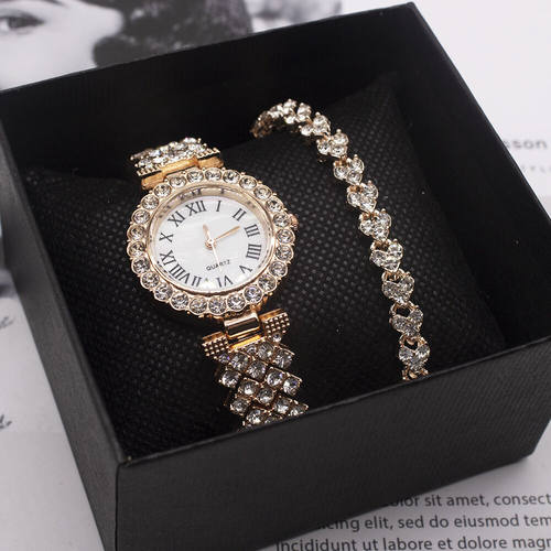 wristwatch bracelet set 女士手链表套装 diamond