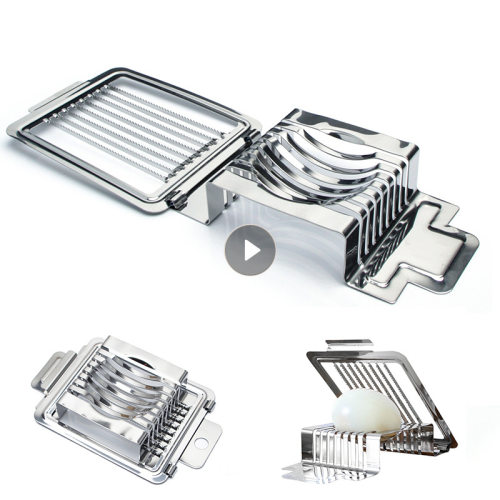 Egg Cutter Stainless Steel Wire Egg Slicer For Hard Boiled跨