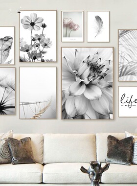 Decorative painting modern minimalist black装饰画现代简约1