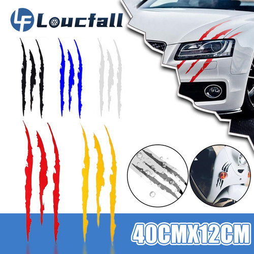 Auto Car Sticker Reflective Monster Claw Scratch Stripe跨境