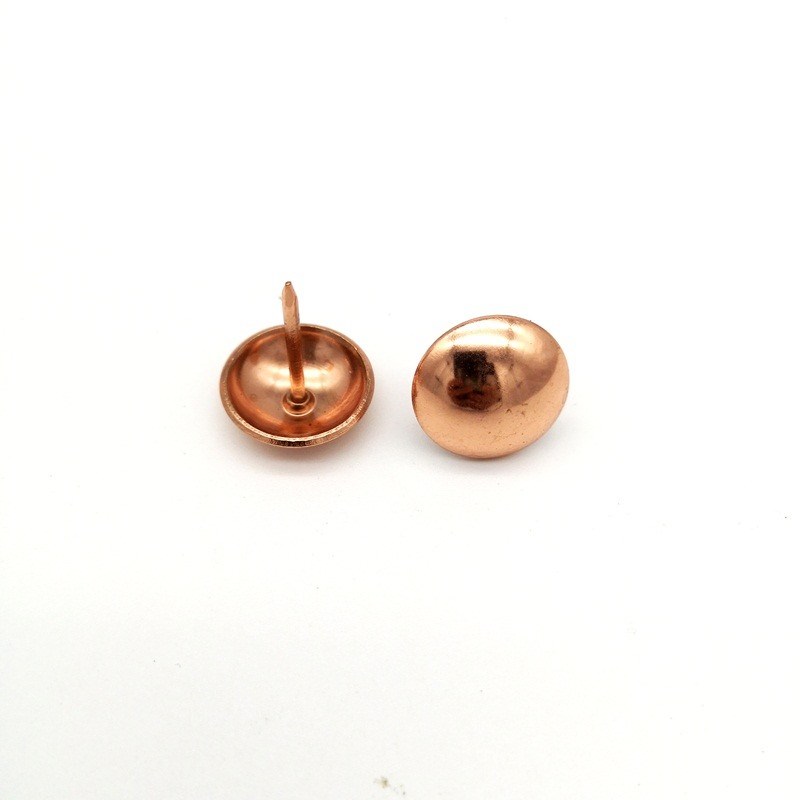 新款玫瑰金色泡钉仿金圆头钉沙发软包家具木盒装饰钉铆钉工厂直销