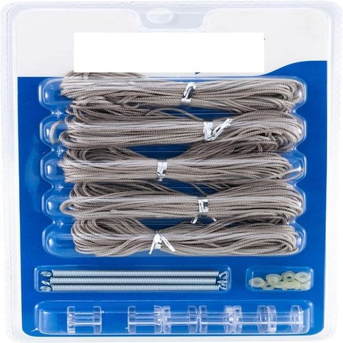 百折帘窗帘更换配件 拉绳弹簧滑轮更换件蜂巢帘配件29件套装