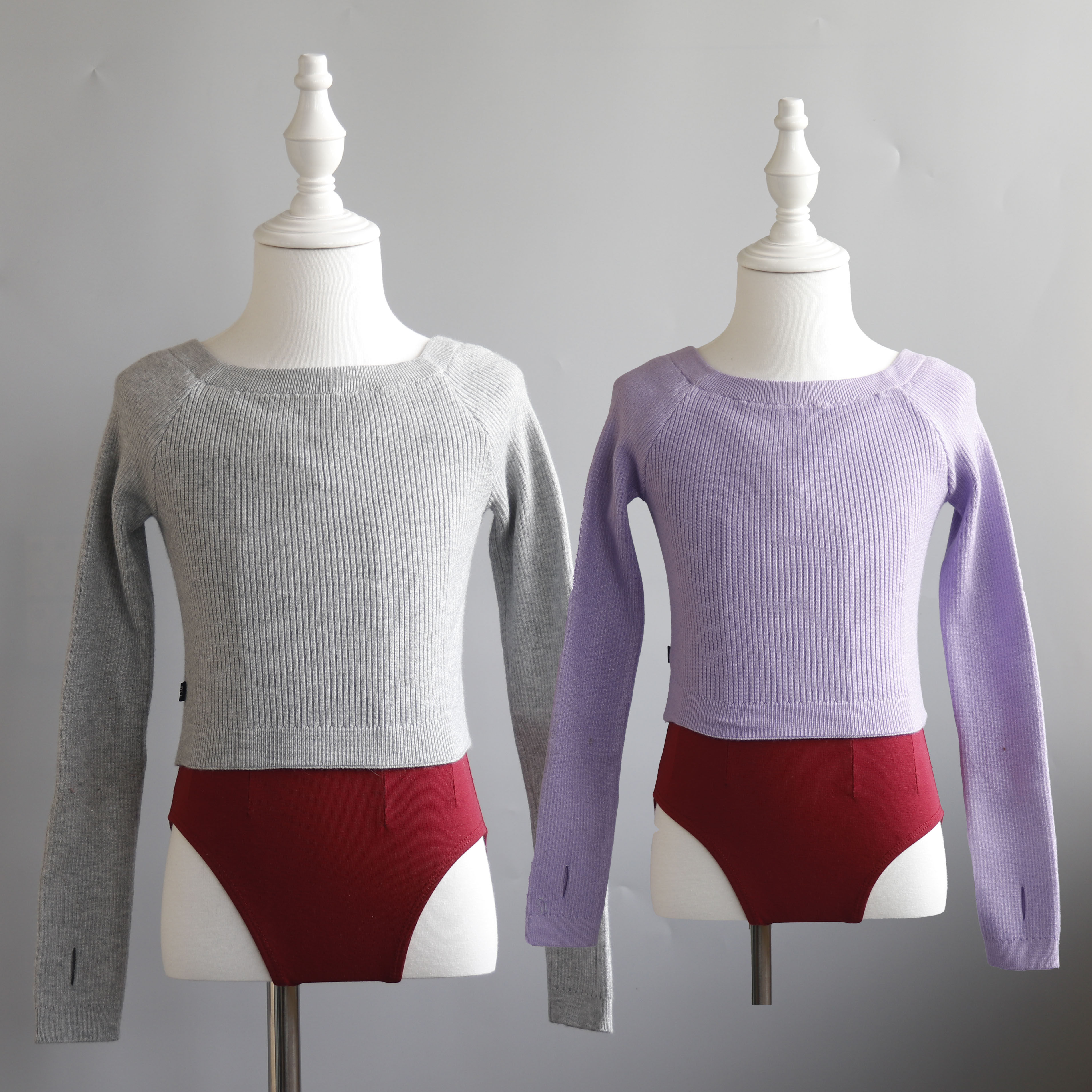 儿童舞蹈服毛衣外套芭蕾舞练功服女童春秋季跳舞外搭针织长袖上衣