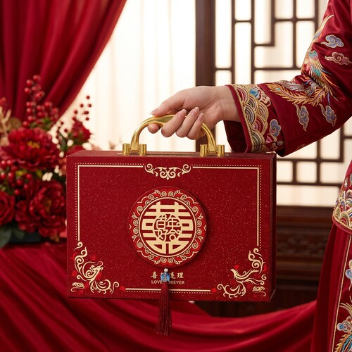 男方订婚迎亲接亲用聘金聘礼盒
