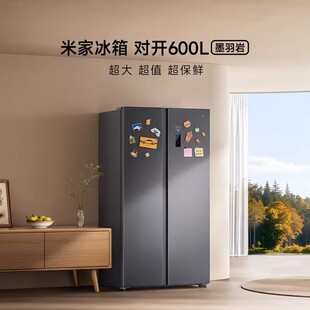 小米米家600L双开门风冷无霜大容量家电一级家用冰箱