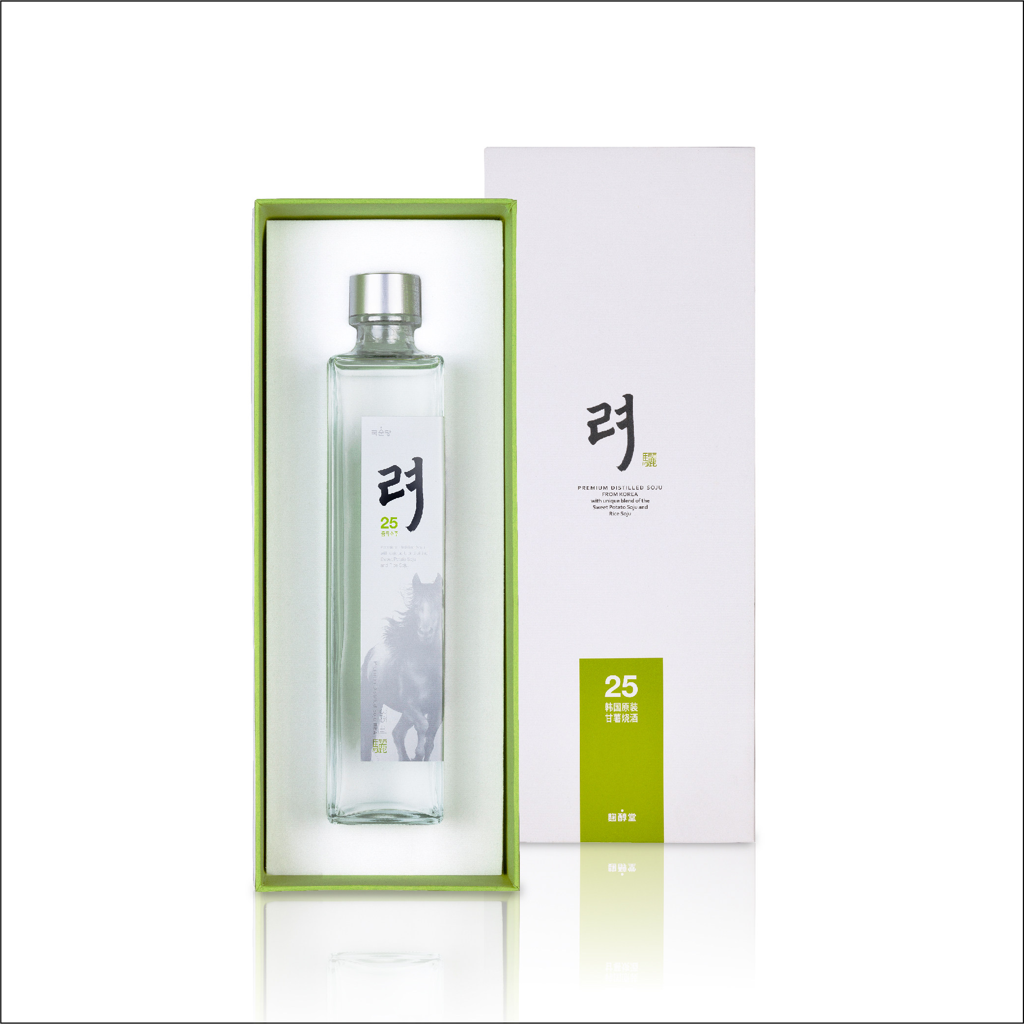 韩国原装进口麴醇堂骊烧酒25度高档烧酒蒸馏瓶装低度微醺烧酒