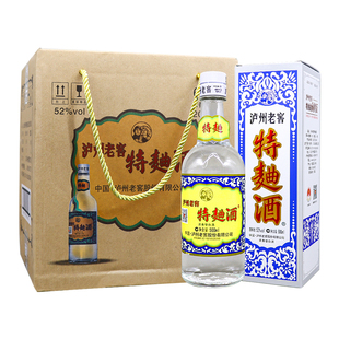 泸州特曲 工农60版特曲 52度 浓香型白酒500ml*6瓶整箱装