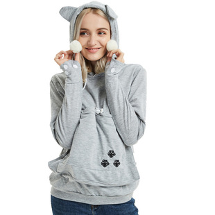 Sweatshirt Hoodie 2020 woman winter lovely cat sweater