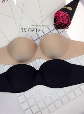 Invisible Strapless Bras Sexy Push Up Bra Silicone隐形内衣女