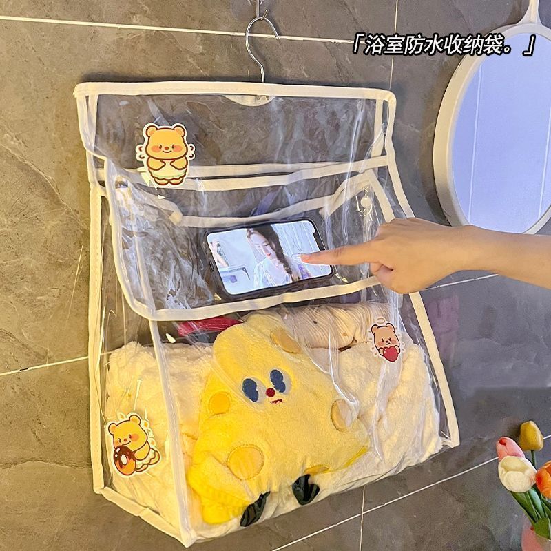 宿舍浴室防水衣物收纳挂袋