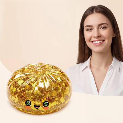 DOWMOO 金箔包子捏捏乐 趣味包子外观可爱手感舒适柔软弹性