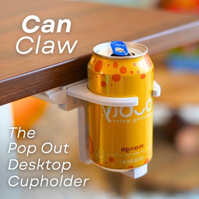 old Out Desk Cupholder折叠式桌下杯架可以爪式可伸缩饮料架