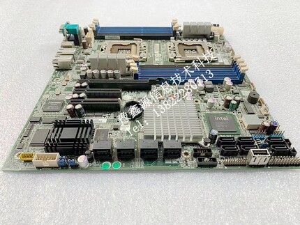 X58双路主板泰安S7002支持X5650游戏多开工作室1366双路挂机DNF