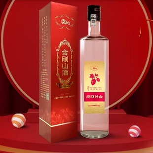 正宗朝鲜金刚山500ml原装进口52度纯天然野生橡子酿高度烧酒*单瓶