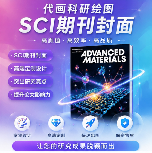 SCI封面科研绘图ppt医学机制图数据处理visio代画CAD海报Excel