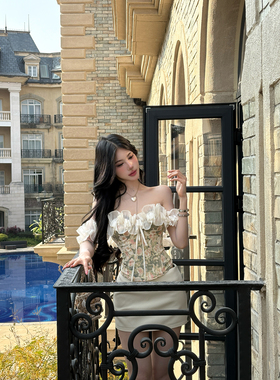 牛牛 【春和景明】春夏气质复古法式时尚套装N26B30487+N26Q30524