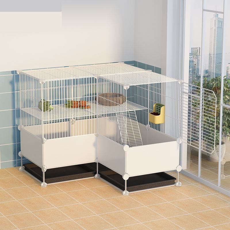 兔笼兔屋柯尔鸭别墅家用室内鸭子芦丁鸡饲养笼子防喷尿宠物鸭子窝