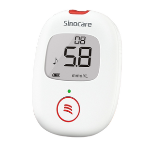 三诺安稳+血糖测试仪试纸100片装全自动免调码+voice血糖仪测试条