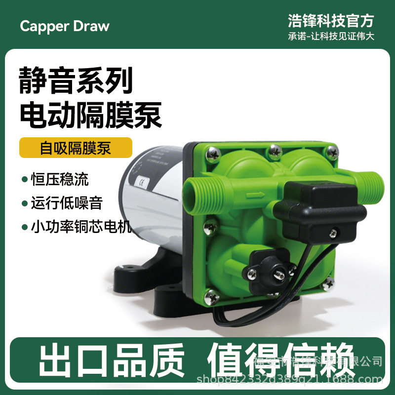 110V220V增压泵12/24V全自动静音房车水泵自吸直流小型