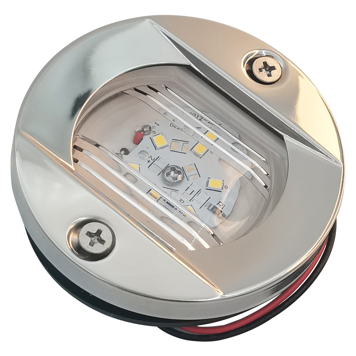 LED圆形白光航行灯船尾灯不锈钢防水12V船舶游艇航海灯跨境热销