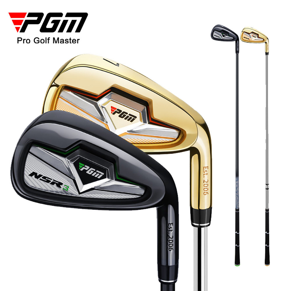 PGM NSR3高尔夫男士球杆7号铁杆不锈钢头golf练习杆海外