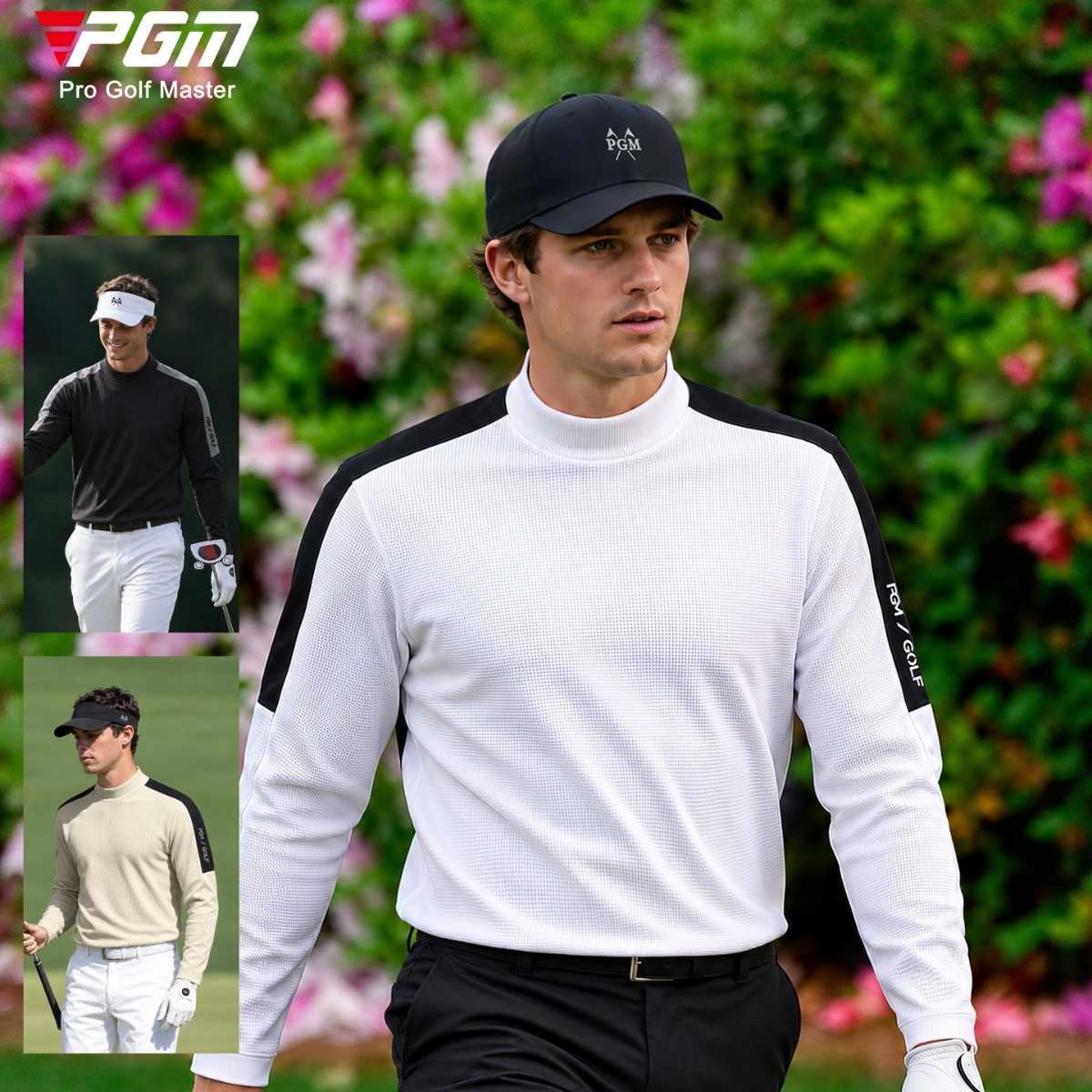 PGM2026新款男高尔夫长袖立领