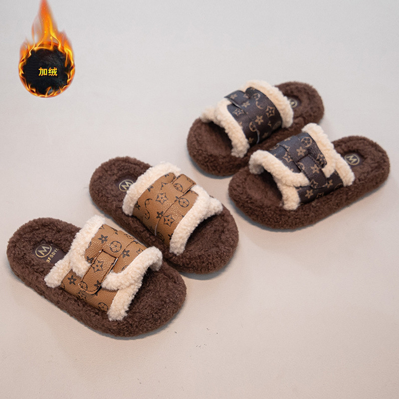 2025秋冬新款平底女童毛毛拖鞋儿童家居休闲外穿一字式儿童棉拖鞋,童鞋/婴儿鞋/亲子鞋,儿童棉拖鞋,淘宝优惠券,粉丝福利购,淘宝优惠卷