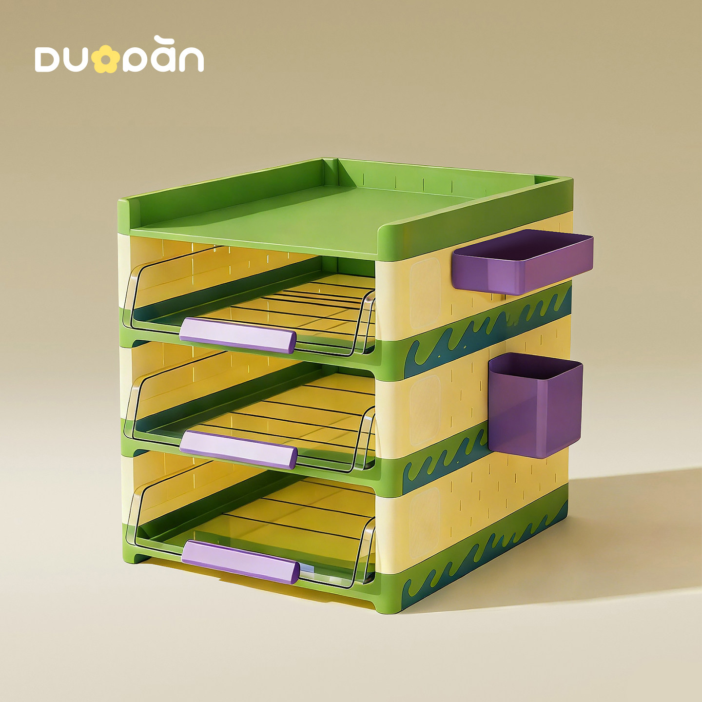 桌面收纳盒洞洞板书本书架办公室文件学生学习儿童书桌收纳置物架