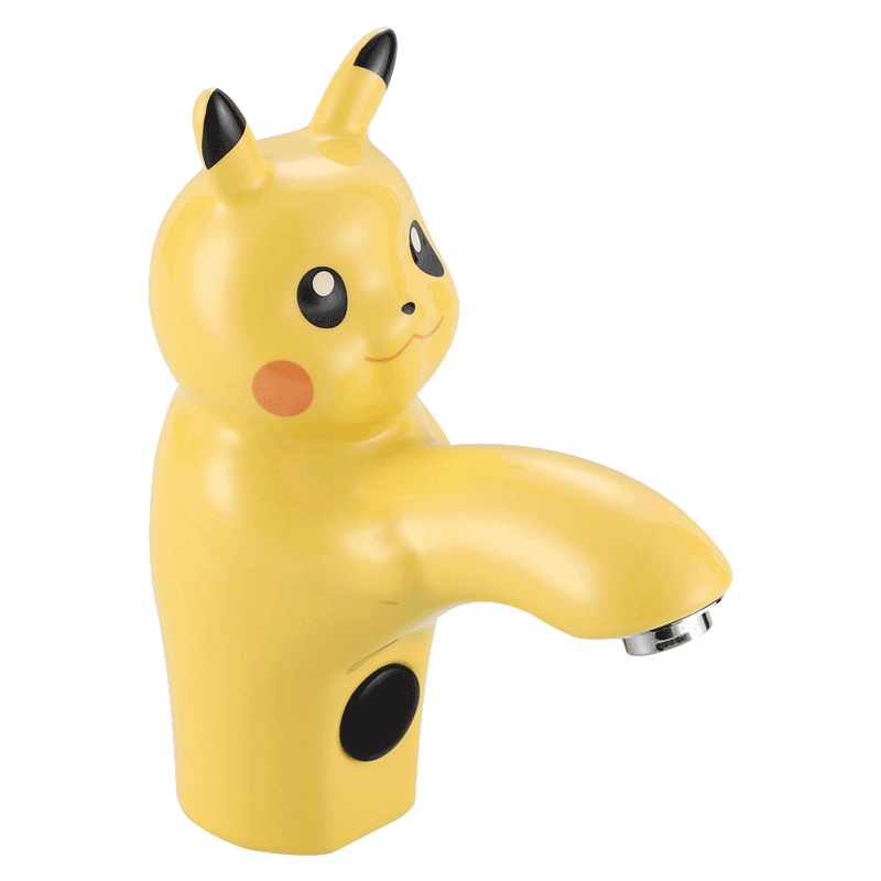 幼儿园感应彩色卡通冷热水龙头