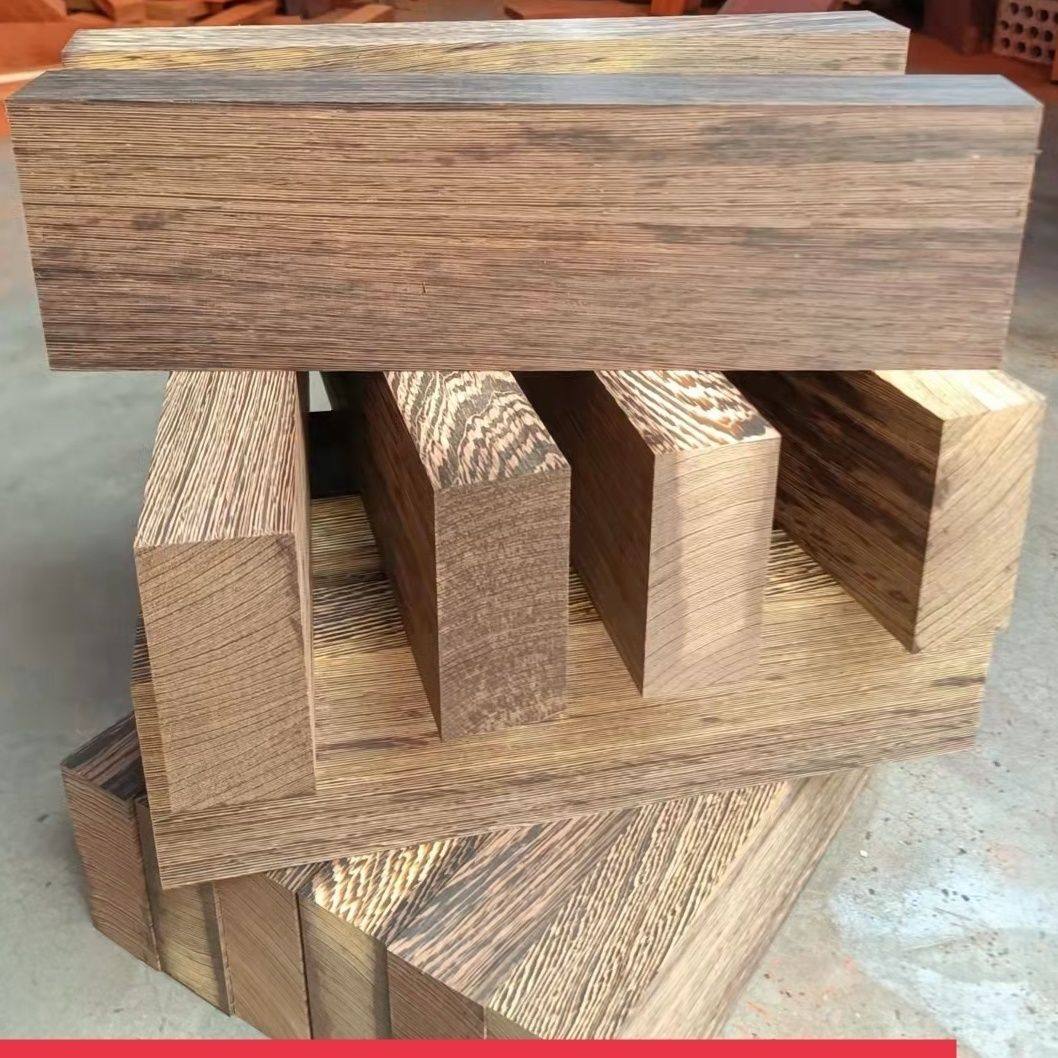 新款非洲鸡翅木木料料木板木方雕刻料 桌面大板毛边板 家具板可