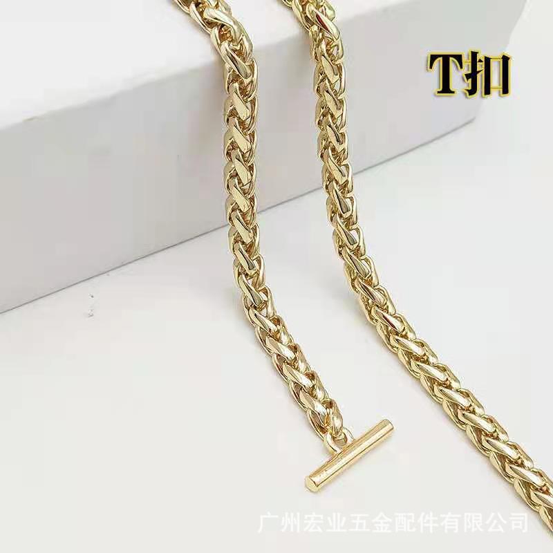 夫拉包包链条配件单买高档纯铜链子灯笼链小包细链全铜不掉色