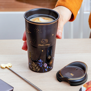 helloKitty咖啡马克杯陶瓷礼盒装高档精致水杯子女高颜值生日礼物