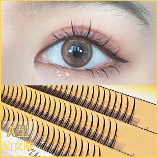 呛司家/限时两盒包邮!A型仙子毛单簇嫁接假睫毛卷翘纤长新手网红