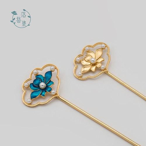 供养人发簪高级感日常盘发簪子