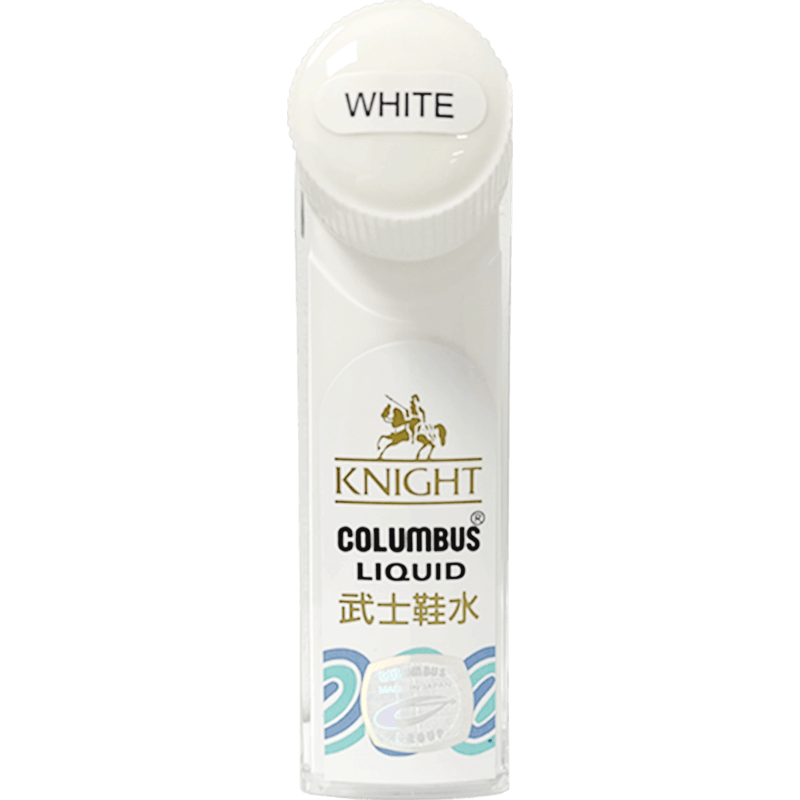 columbus白色皮鞋自带刷头