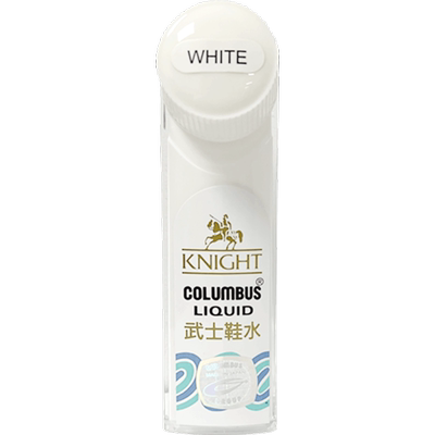 columbus白色皮鞋自带刷头